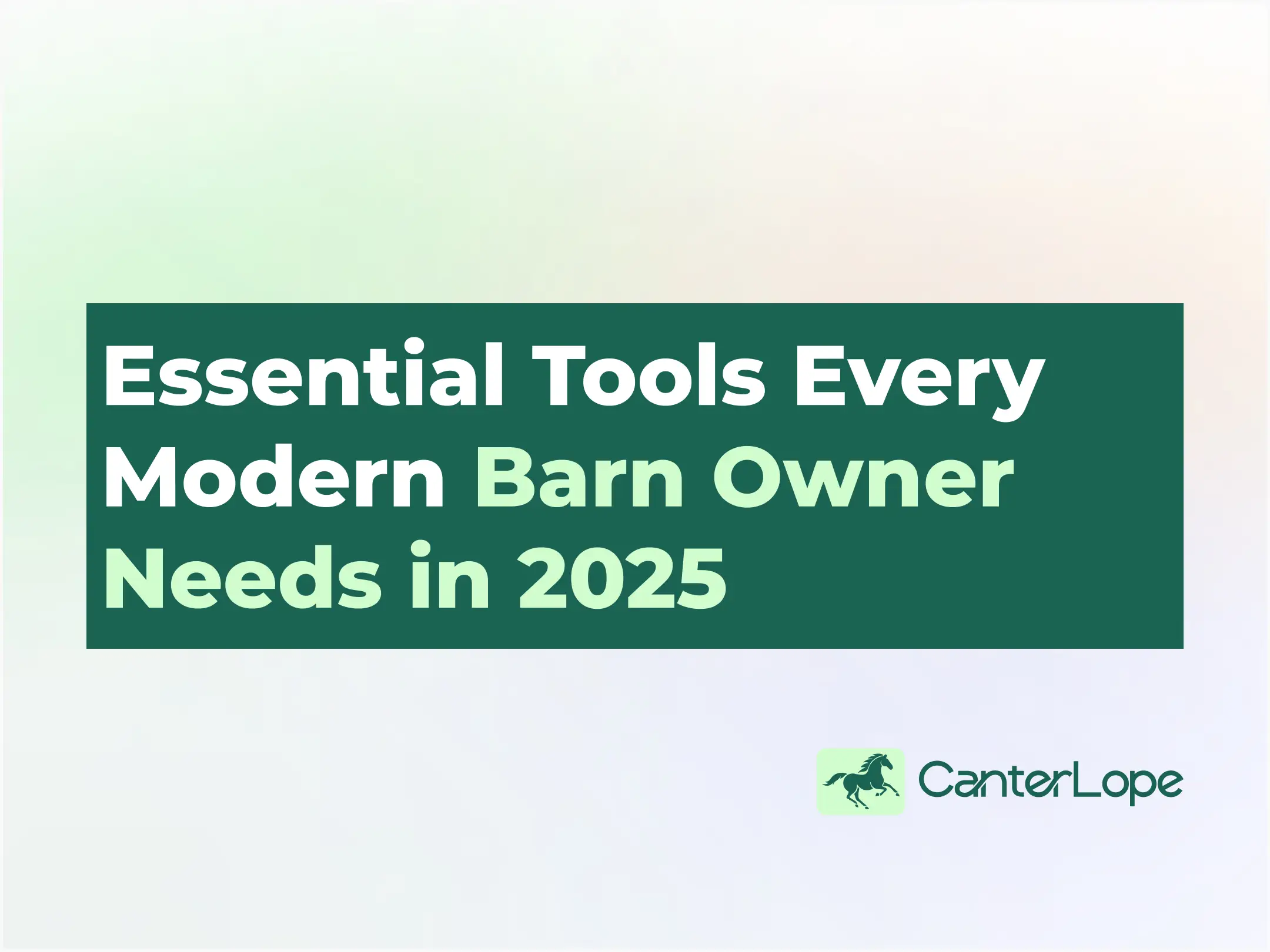 Digital tools for modern barn owners managing equestrian operations